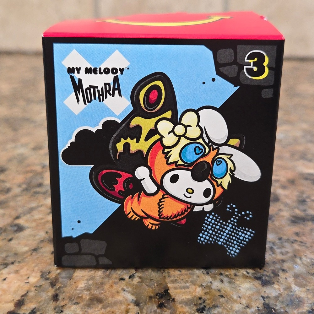 McDONALDS HELLO KITTY X GODZILLA TOY MY MELODY X MOTHRA #3 2026 NEW IN BOX